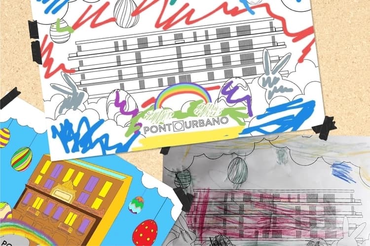 Ponto Urbano challenges children to colour their buildings