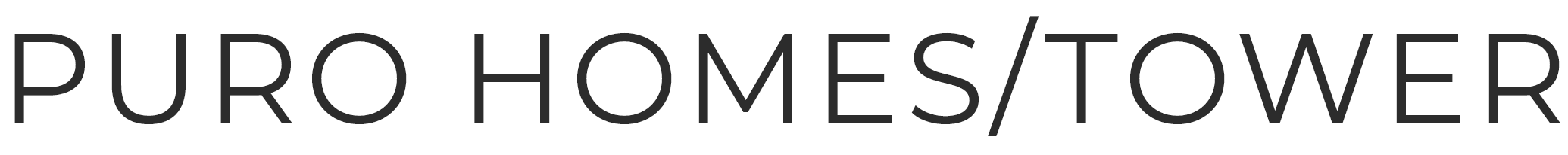 Logo Puro Homes / Tower Logo Puro Homes / Tower